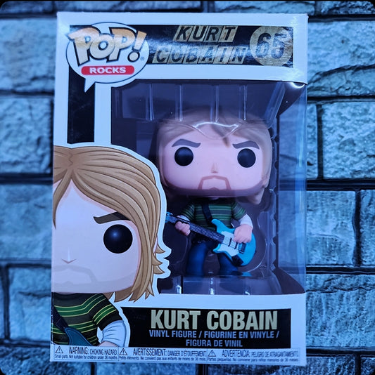 Kurt Cobain Funko Pop #65 (Nirvana)(Nuevo)(Sellado)