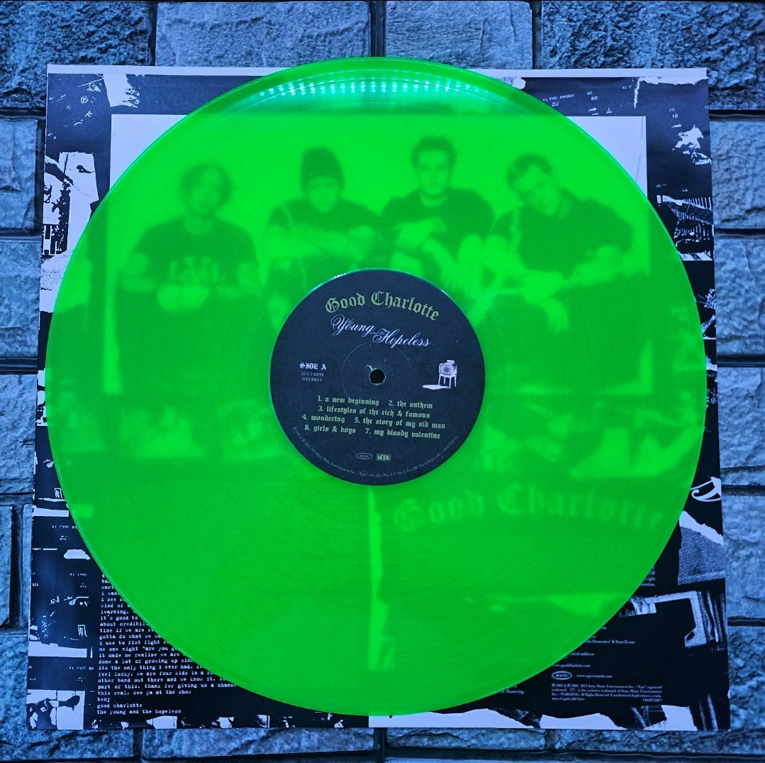 Good Charlotte - The Young And The Hopeless (UO Exclusive Limited Colored Green Vinyl)(Usado)(Open box)