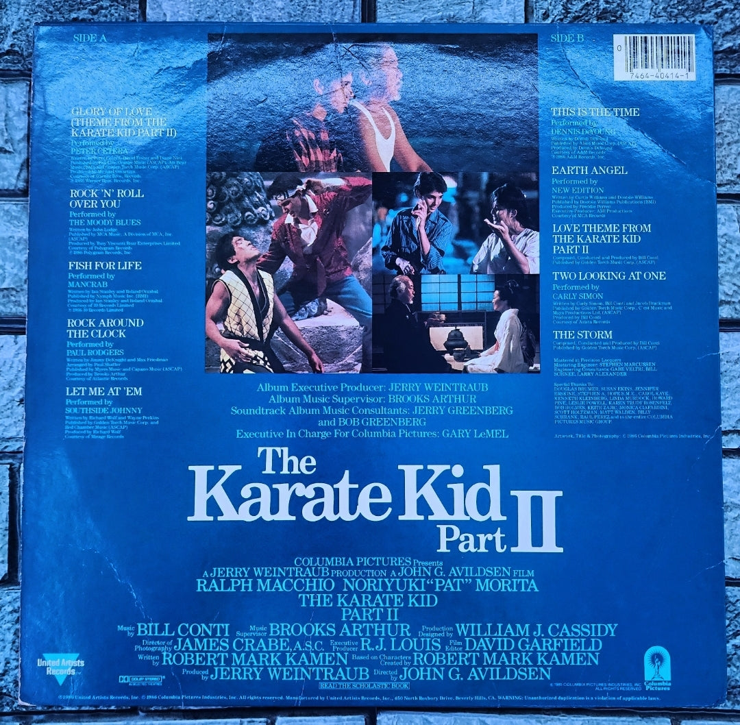 The Karate Kid Part 2 Original Motion Picture Soundtrack (Black Vinyl) (Original Pressing 1986)(Usado)