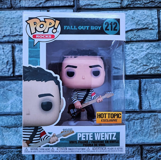 Pete Wentz Funko Pop #212 (HT Exclusive)(Fall Out Boy)(Nuevo)(Sellado)