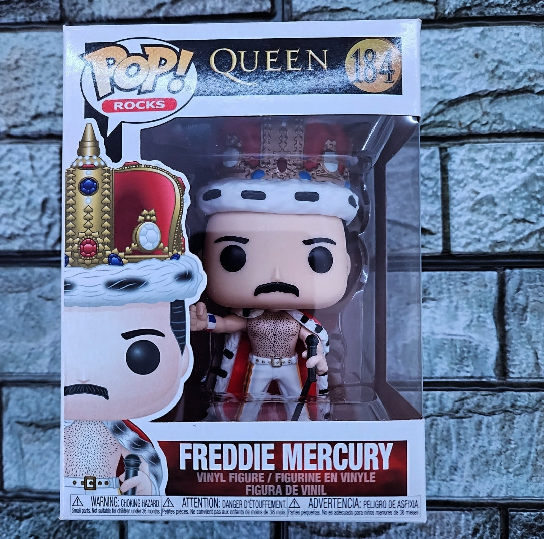 Freddie Mercury Funko Pop #184 (Queen)(Nuevo)(Sellado)