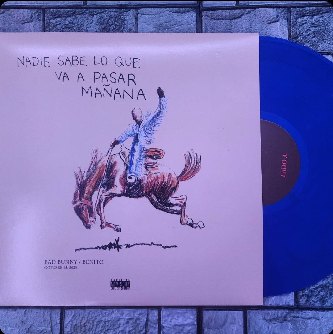 Bad Bunny - Nadie Sabe Lo Que Va a Pasar Mañana Vinyl (Exclusive Colored Blue)(Nuevo)